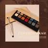 Eye Shadow IMAGIC 14 Color Eyeshadow With Brush Palette Matte Shimmer Soft Touch Long lasting Pigmented Brighten Natural Korean Cosmetics 231128