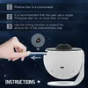 Projectors Night Light Galaxy Projector Starry Sky Children's Rotating Planetarium Light Bedroom Valentine's Day Gift Wedding Decoration Q231128