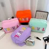 Cosmetic Bags Cases Large Capacity Women s Bag Letter Sticker Ladies Nylon Make Up Case Travel Storage Portable Female Purse Handbags 231127