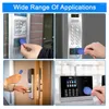 Porte-clés 50 PCS Inscriptible 125KHz RFID Porte-clés Proximité ID Carte Jeton Tag Réinscriptible T5577 Universel