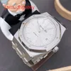 Ap Swiss Luxury Watch Royal Oak Series 15400ST OO.1220ST.02 Wit Herenmode Vrije tijd Zakelijk Sporthorloge Enkel horloge 1DUA