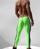 Pantaloni Moda Pantaloni attillati sexy da uomo Pantaloni sportivi casual Pantaloni sportivi skinny elastici a vita bassa Pantaloni sportivi a compressione Leggings