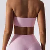 Yoga Outfit Sportbeha Vrouwen Fitness Intieme Strapless Bustier Bandeau Ademend Verpakt Borst Tops Ondergoed 231128