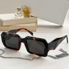 Męskie kwadratowe okulary przeciwsłoneczne PR81WS Okulary przeciwsłoneczne z łańcuszkiem Damskie designerskie okulary przeciwsłoneczne Business Casual Metalowy łańcuszek Oryginalne pudełko
