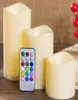 3PcsSet LED Flameless Candle Fake Candles 12 Colorful Change Remote Tea Light Candles Wedding Birthday Party Decoration 2205102302741