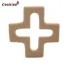 Jouets de dentition 50pcs bricolage en bois personnalisé pendentif en bois de hêtre biologique croix naturel fait à la main bébé en bois dentition pour bébé dentition soins infirmiers 231127