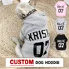 Lanternes Vêtements pour animaux de compagnie Sweat à capuche personnalisé Bouledogue français Chiot Manteau Sweat Coton Hiver Chien Chat Vêtements pour petits et grands chiens Chihuahua