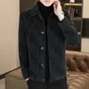 Casaco de lã masculino para baixo parkas curto elegante e bonito versão coreana lapela jaqueta superior grosso jaquetas de inverno formal 231128