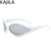 Occhiali da sole Sexy Cat Eye Donna 2023 Y2k Punk Occhiali da sole per donna Retro 2000 Steampunk Eyewear Shades UV400