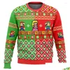 Men'S Hoodies & Sweatshirts Mens Hoodies Kart Ugly Christmas Sweater Gift Santa Claus Plover Men 3D Sweatshirt And Top Autumn Winter C Otk9B