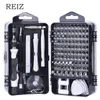 Schroevendraaier REIZ Screwdriver Set Precision Hex Screw Driver Bit Kit Magnetic Bits 110/112/115 In 1 Multitools Repair Mobile Phone Hand Tools