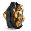 Packs de cadres externes Football Soccer Bag Basketball Volleyball Portable Sports Big Storage Training Netball Backpack Nylon Outdoor Meshbag 230427