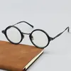 Lunettes de soleil titane lunettes rondes cadre mâle anti lumière bleue lunettes de lecture hommes vintage montures de prescription lunettes de tortue