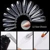 Estensione per unghie finte Punte per unghie finte Acrilico Dito finto Gel UV Smalto per costruzione rapida Stampo Scolpito per copertura completa Punte per unghie Set di strumenti per manicure 231128