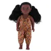 Dolls 43cm Life Life Vinyl Baby Doll African Born Bold Kids Gift Toy 231127