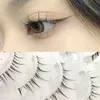 3 PCFalse Eyelashes 3/5 Pair Manga Lashes Extensions Eye Makeup Accessories Natural Wispy Fairy Cross False Eyelashes 3D Fairy Little Devil Cosplay Z0428