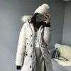 Gęsią kurtkę w stylu kanadyjskim damskim zagęszczona ciepła, ciepła wodoodporna, szczupła fit płaszcz koreańska