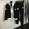 Fatos de treino de algodão macio na moda moda impressão esporte agasalho criativo zíper designer casaco calças ao ar livre estilo rua agasalho