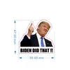 Biden Pvc Banner Flagi naklejka Trump Prank Naklejki Ameryka Dekoracja samochodu prezydenckiego