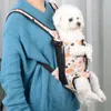 Transportörer husdjursbärare ryggsäck katt valp utomhus resväska andas husdjur som bär för liten hund katt chihuahua bröstpaket