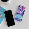 Geometry Marble IMD Back Cover Phone Cases for Iphone 11 12 13 14 15 Pro Max Shockproof Designer Cover