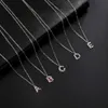 Pendant Necklaces Dome Cameras Cazador Luxury Colorful Rhinestone A-Z Letter Initial Pendant Necklaces for Women Stainless Steel Jewelry Mother Day Gifts AA230428