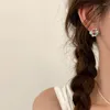 Boucles d'oreilles rétro personnalité goutte perle coquille étoile de mer conception féminine tempérament Simple et polyvalent femmes filles fête