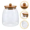 Storage Bottles Glass Canisters Candy Containers Flour Sugar Jars Lids Airtight Food