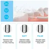 300ml Portable USB Rechargeable Oral Irrigator with 5 Modes and 6 Jet Tips - Effective Dental Water Flosser for Cleaner Teeth and Healthier Gums