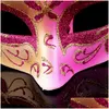 Partymasken Damen Half Face Wearing Mask Spitze für Tanz Weihnachten Halloween Drop Delivery Hausgarten Festliche Lieferungen Dhf0W