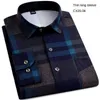 Camisas de vestido masculinas 2021 Camisa xadrez da primavera Men algodão novo macho casual Camisa de manga longa de alta qualidade Roupete de botão para cima camisa Grande P230427