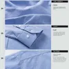 Heren -jurts 100% katoenen geruite formeel overhemd met lange mouwen