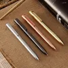 Modedesign Brand Metal Ballpoint Pen Luxury Business Men Signature Köp 2 pennor Skicka gåva