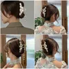 パールフラワータッセルヘアクローかわいい甘いヘアピンガールファッションヘアクリップヘッドドレスパーティー女性ヘアアクセサリーギフト