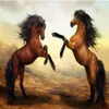 Horse Spirit HD Mustang 벽화 3D 벽지 TV 배경을위한 3D 벽지 289O