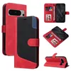 Hybrid Color Leather Wallet Cases For Google Pixel 8 Pro 7A One Plus CE3 Lite 11 5G Abstract Contrast Hit Holder Card Slot Business Flip Cover Mobile Phone Pouch Purse