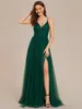 Party Dresses Elegant Evening Dress V Neck Sleeveless Embroidery Floor Length With Spaghetti Straps 2023 Ever Pretty Of Orchid Bridesmaid