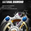 Zegarwatch Aesop Real Tourbillon Diamond Star Niebo Flying Mechaniczne zegarki dla mężczyzn Sapphire Waterproof Clock