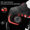 Gants de cyclisme 1 paire unisexe anti-dérapant Absorption écran tactile moto vélo pour Sports de plein air