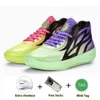 Chaussures og lamelo avec boîte à chaussures balle lame 1 mb01 chaussures de basket-ball Rick et Morty Rock Ridge Red Queen pas d'ici lo ufo buzz noirs