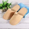 home shoes 1 Pair Disposable Slippers Hotel Travel Slipper Sanitary Party Home Slipper Guest Use Folding Men Women Linen Indoor Slippersvaiduryd