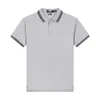 Designer S T Qualität Neues Hemd Polokragen Kurzarm T-Shirt Business Casual Lose Herren Top Reine Baumwolle Sommerkleid