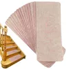 Bath Mats 15 Pcs Indoor Carpet Stair Treads Non Skid Mat Rugs Runner Entry House Wood Stairs Self Adhesive Pads Carpeted