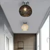 Hangende lampen Noordse led plafondlamp Chinese walnoot creatieve persoonlijkheid slaapkamer kamer massief houten kinderplaneet