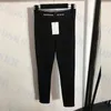 Letter Ribbon Pants Women Legginsy Sprężyste jogie sporne sporty na zewnątrz Slim Spodni dla kobiet