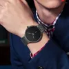 Relógios de pulso Gentman Business Watch Homens Quartz Couro Strap Hora para Masculino Moda À Prova D 'Água Simples Adolescente Menino Juventude Relógios Reloj