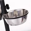 Feeding Adjustable Pet Dog Cat Bowls Elevated Double With Raised Stand Stainless Steel Food Drinkers Water Puppy Feeders Accessories