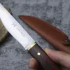 Tillbehör Portable Knife Mini Fixed Blade Knife Sandalwood Handle Tactical Hunting Fishing Survival Knives SelfDefense EDC Tools