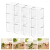 Gift Wrap Box Acrylic Square Storage Displaywith Case Mini Boxes Container Cube Weddingspecimen Jewelry Clear Containers Candy