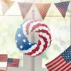 Decorative Flowers July 4th Wreath Decorations For Of Navy Blue Red White Independence Day Party Supplies